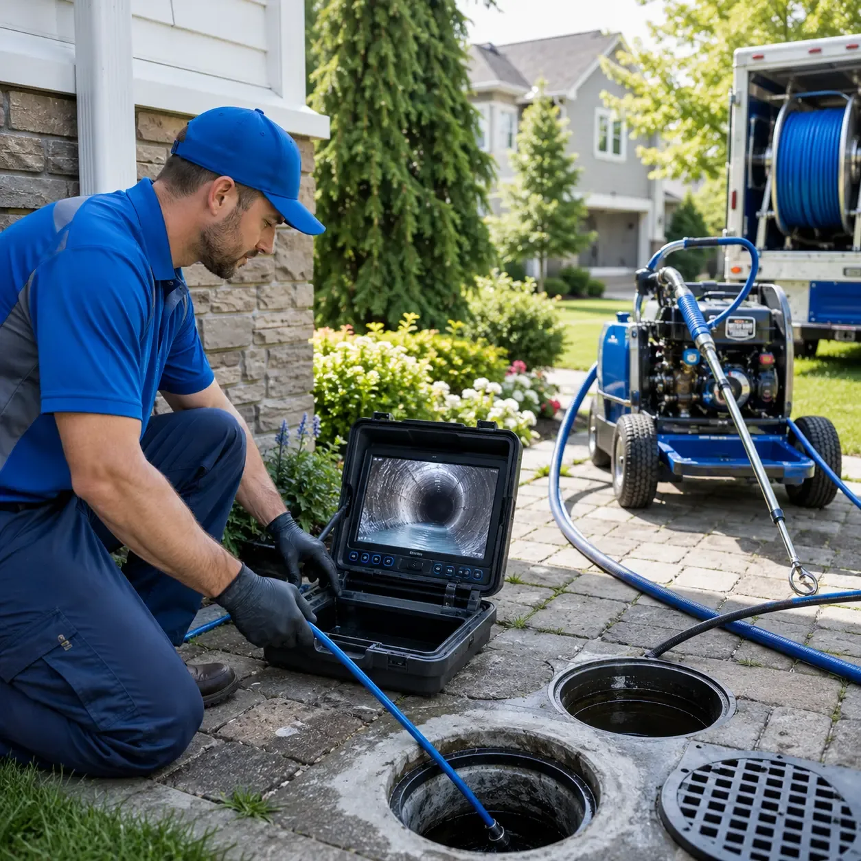 Outdoor drain cleaning professionals serving Camp Point, IL