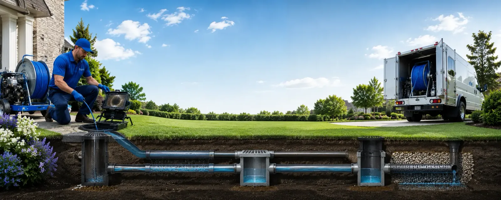 Outdoor drain cleaning information for Camp Point, IL